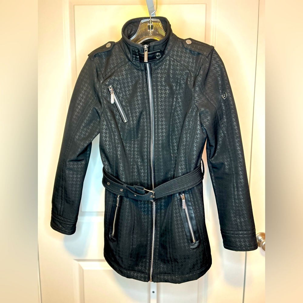 Michael Kors Missy Belted Jacket Size XS Great Used Condition - Picture 8 of 10